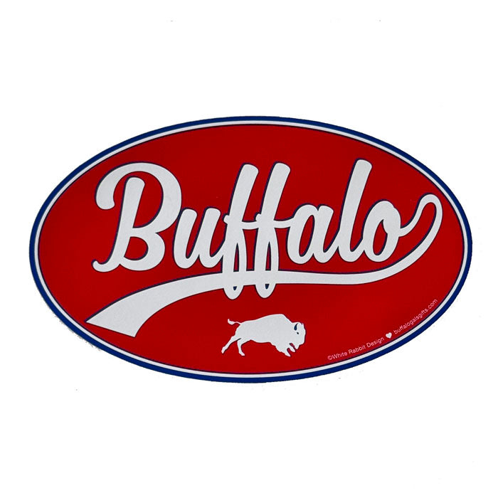 “The Real Thing: Buffalo” oval magnet