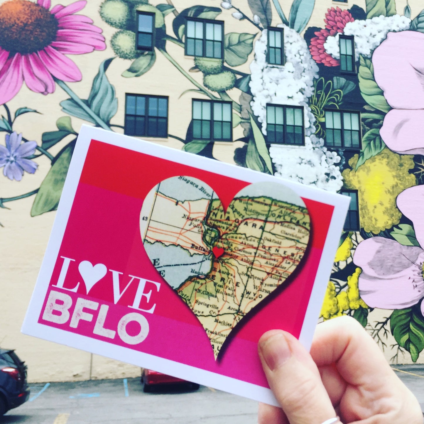 “I ❤️ Buffalo” note card set