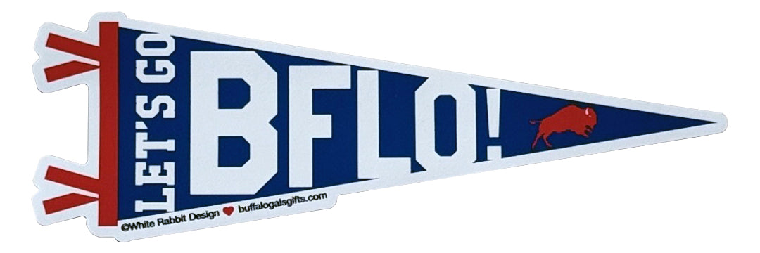 “LET’S GO BFLO! Pennant” magnet