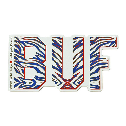 “Red, White & Blue BUF” magnet